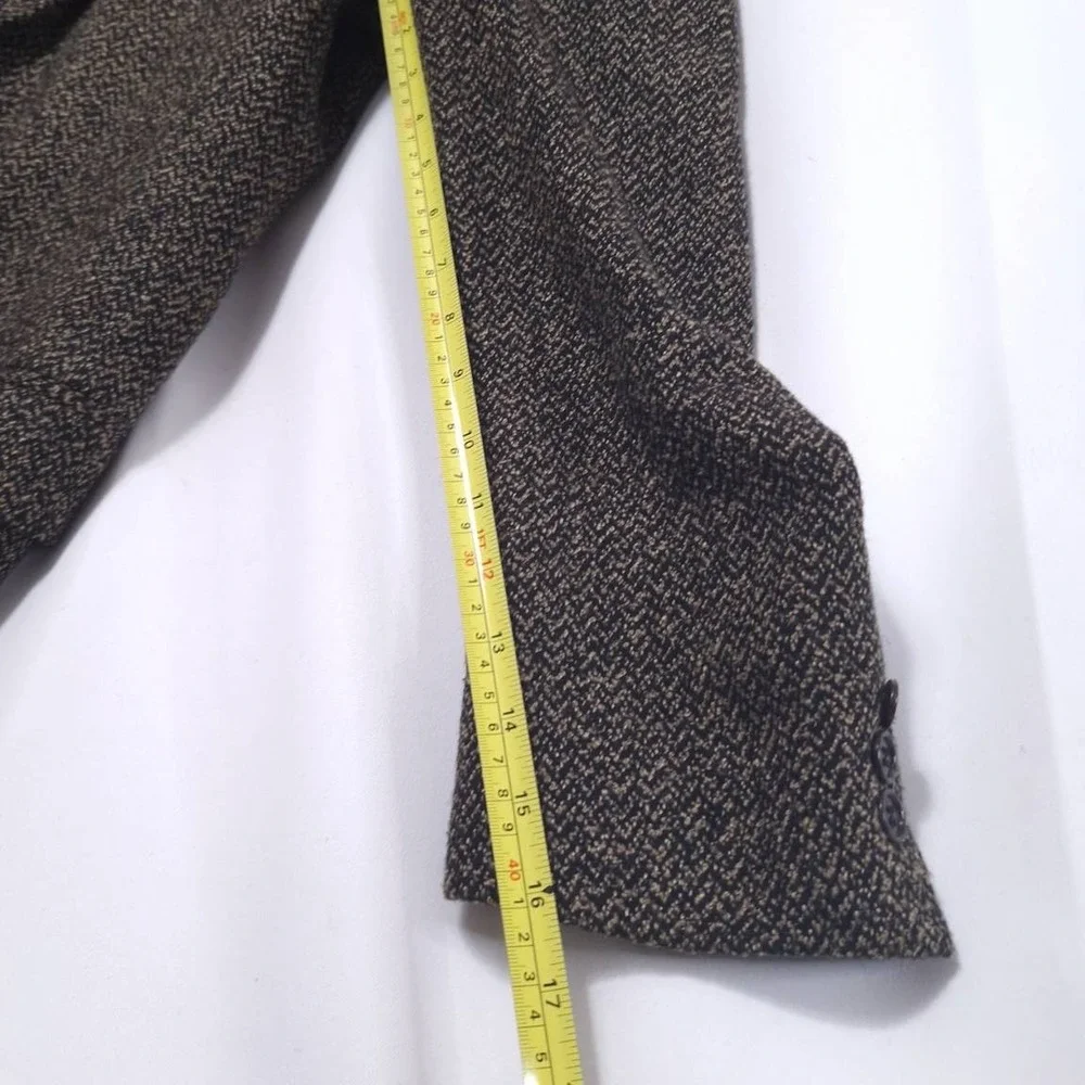 Vtg J. Riggings Wool Blend Tweed Blazer Mens M Herringbone Egypt Office Work 90s